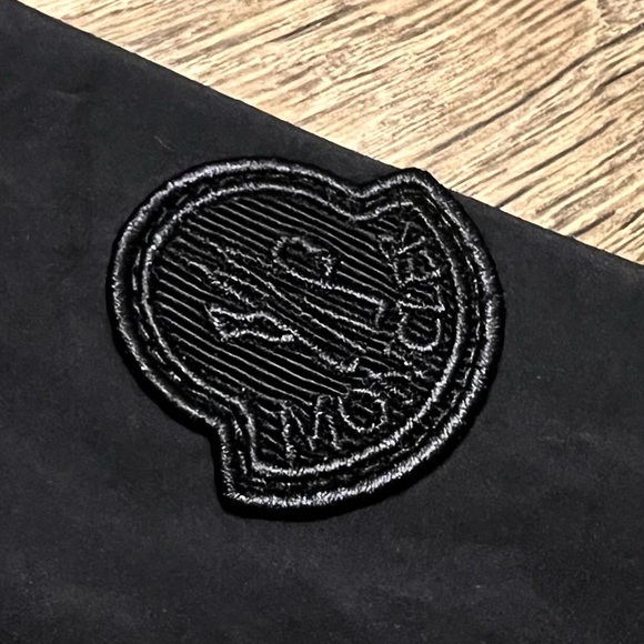 Moncler High-Neck Nylon Dress Black Long-Sleeve Size 42 - Picture 8 of 16